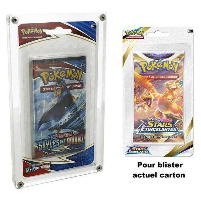 1 Protection acrylique pour blister pokémon